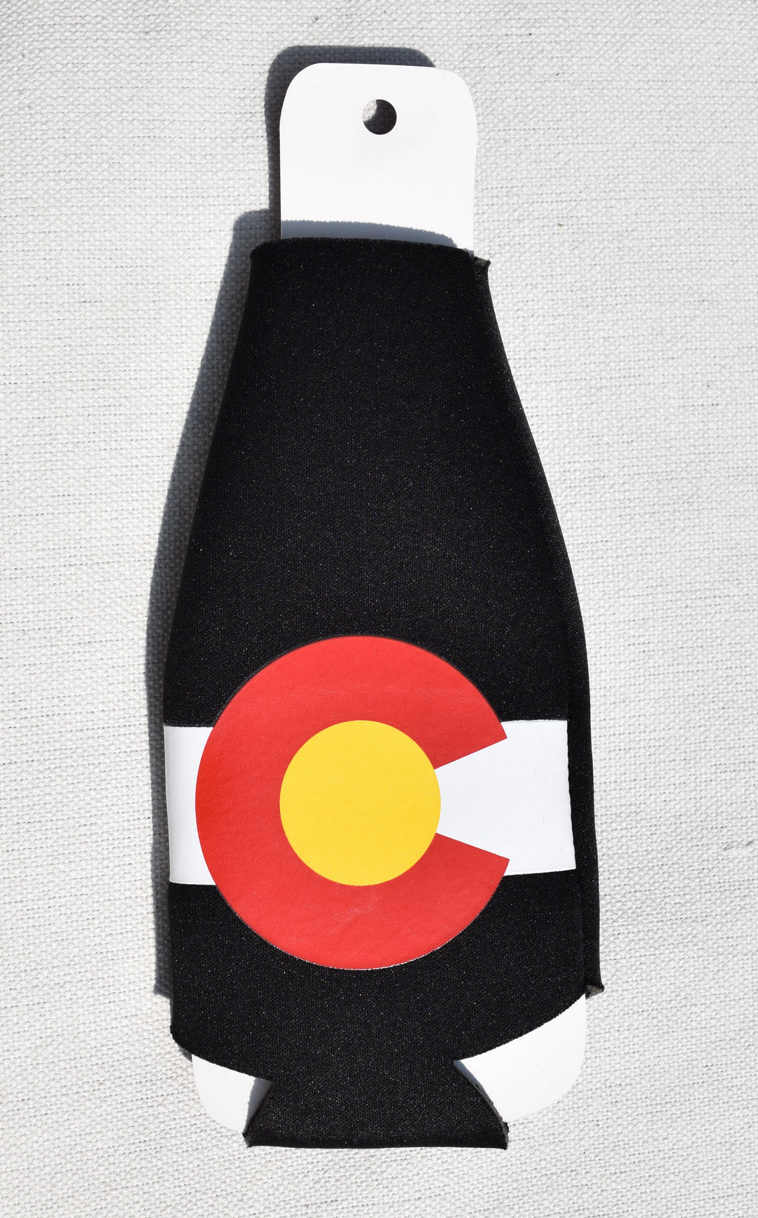 Colorado Flag Bottle Coolers - Black