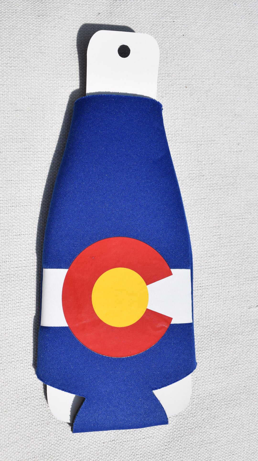 Colorado Flag Bottle Cooler - Royal