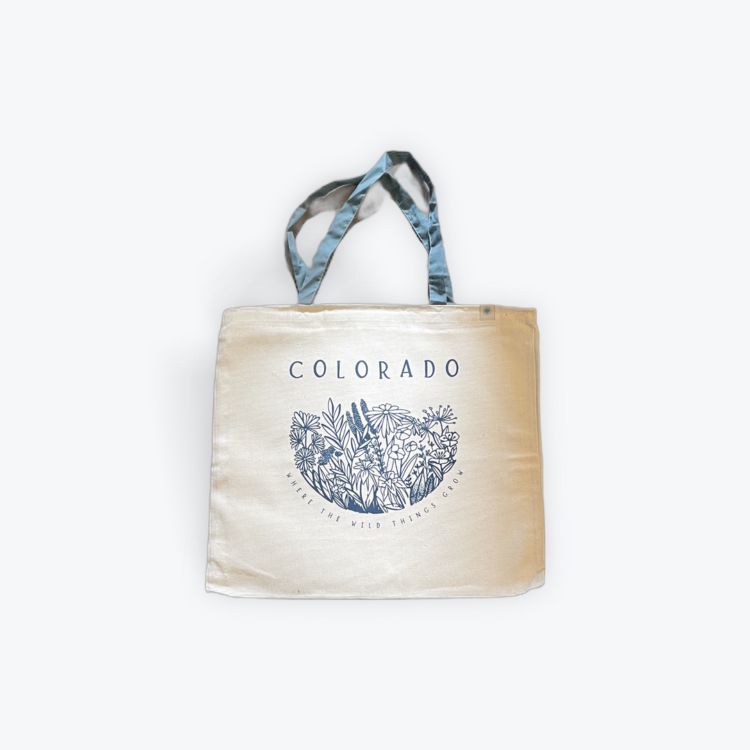 Colorado Wildflowers Canvas Bag