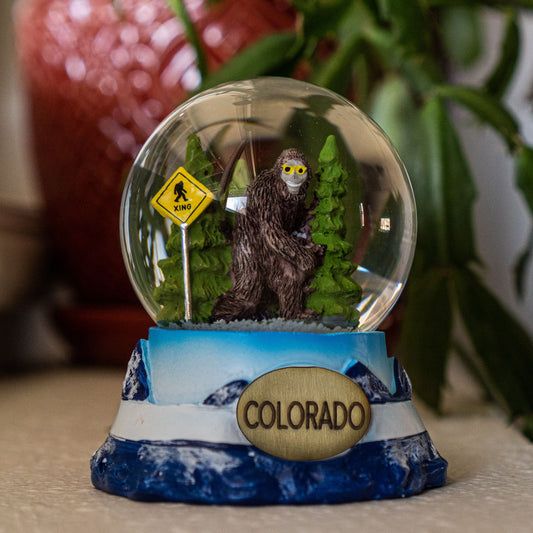 Sasquatch Large Snow Globe